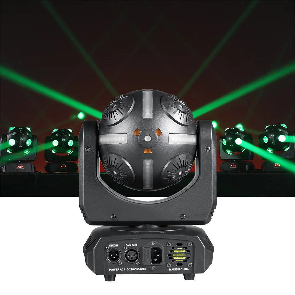 

New Disco DJ Stage Rotating Light, 3-in-1 Laser RGBW DMX512 Bar Party Christmas Light Effects