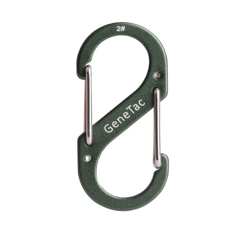 

8-button Aluminum Alloy 5th Mountaineering Buckle Outdoor S-shaped Camping Cup Hook Buckle Backpack Quick Hook Buckle