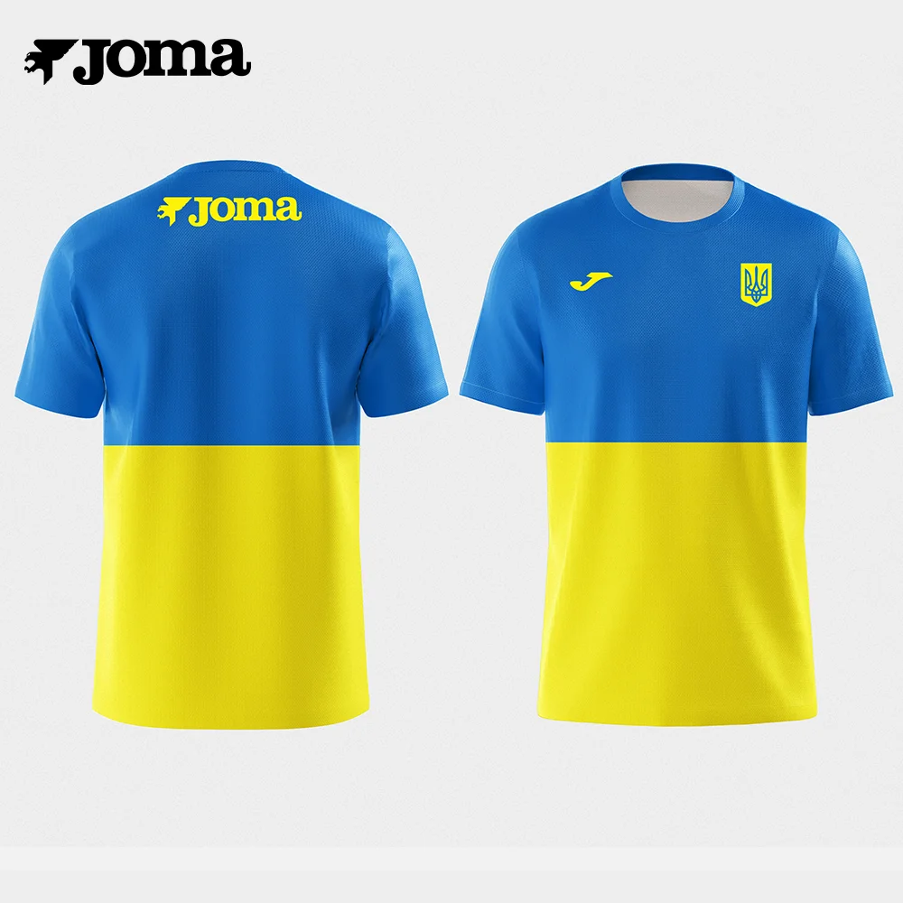

Летняя мужская футболка JOMA с 3D-принтом для тренировок по футболу, для взрослых, для фитнеса и спорта, быстросохнущая и дышащая, с коротким рукавом
