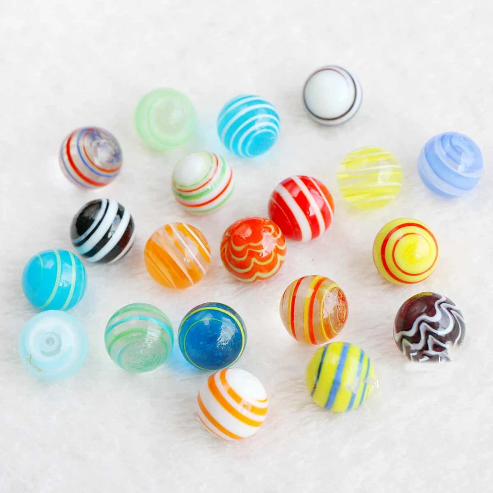 

10-100Pcs Diameter 16mm Colored Glass Beads Crystal Beads DIY Handicraft Accessories, Vases, Fish Tanks, Decorative Beads
