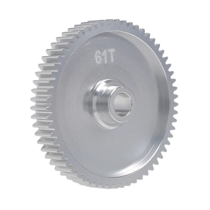 Metal 61T Spur Gear para TAMIYA, TT01, TT01D, TT01, TT01E, 1/10 RC, Peças de Atualização do Carro, Acessórios, 51004