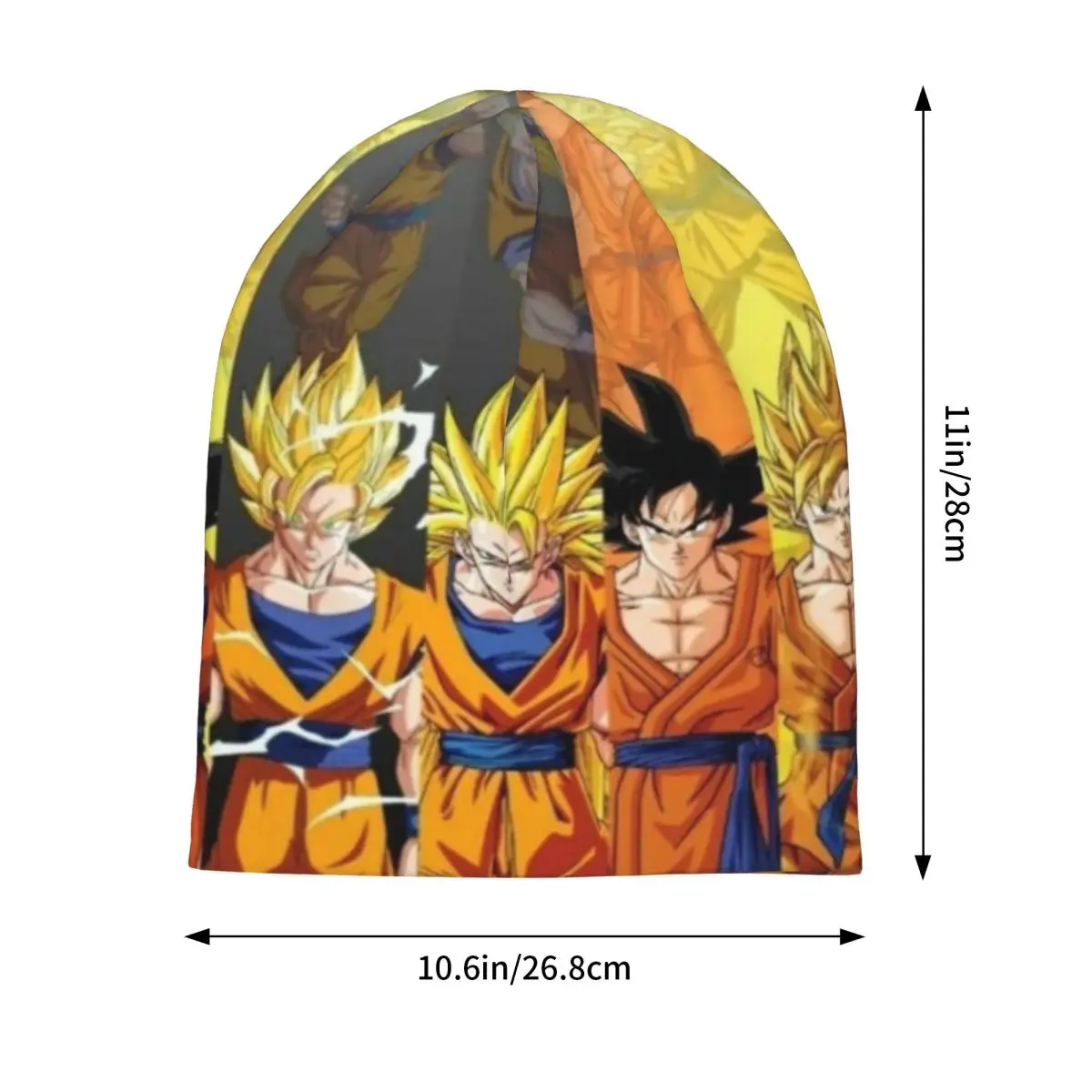 Dragon Ball Z Dragonball Anime Chemo Beanie Cap Mann Frau Winter Kopfbedeckung Skullies Cap Motorhaube Strickmützen