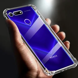 Thickened Airbag Shockproof PCT-AL10 Clear Soft Tpu Phone Cases For Huawei Honor View 20 case Transparent Back Cover V20 6.4