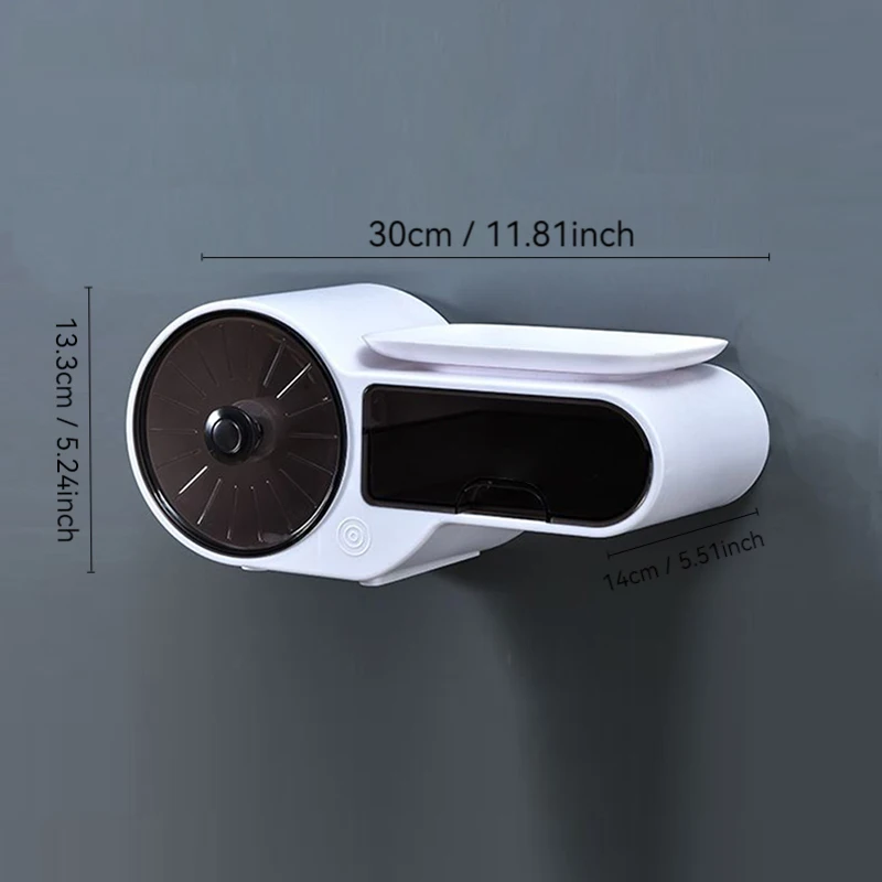Waterproof Bathroom Tissue Box Waterproof Toilet Paper Dispenser Tissue Paper Holder for Bathroom Napkin Storage Organizer