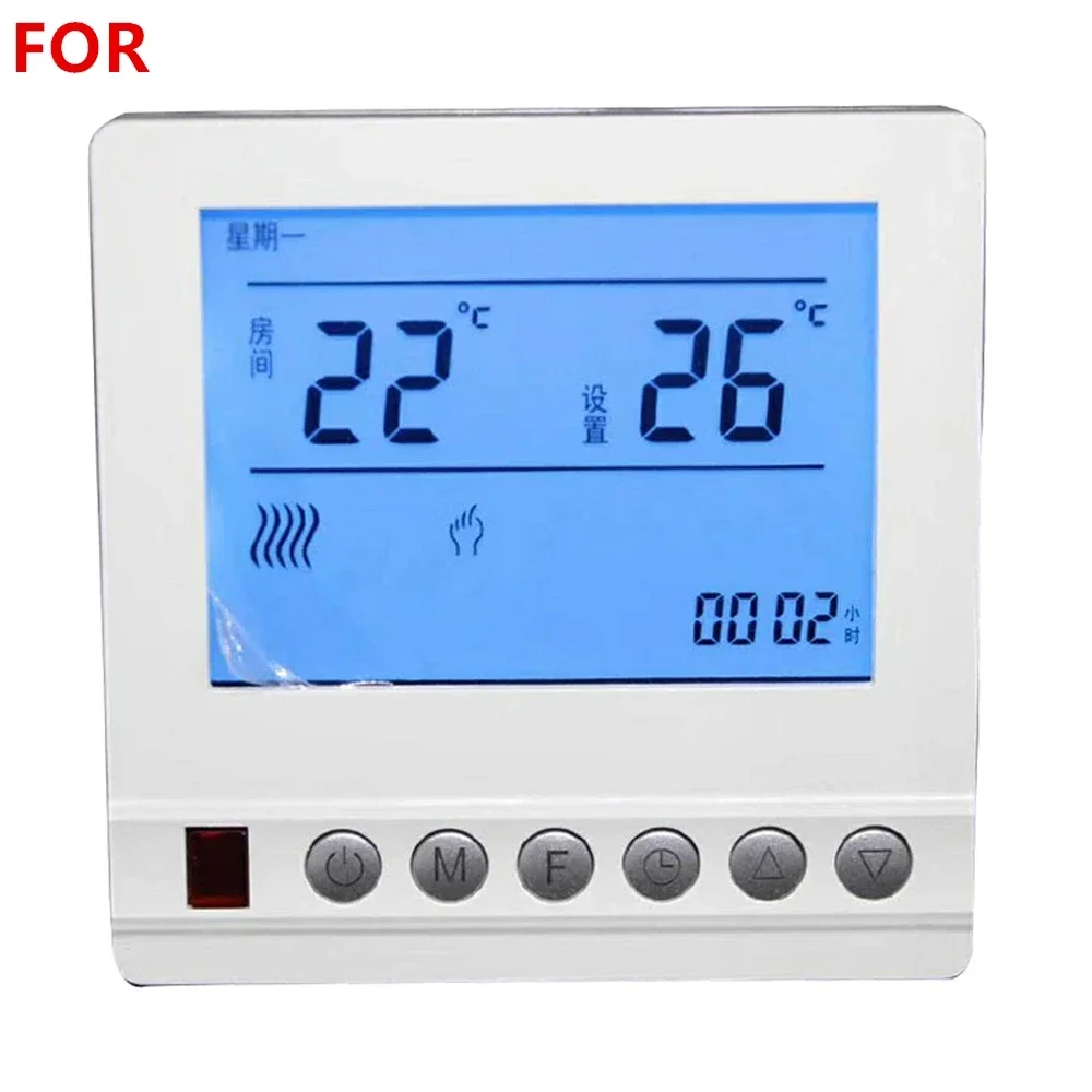 Floor Heating Temperature Controller For Water Floor Heating Dedicated Intelligent Lcd Large Screen Switch Panel