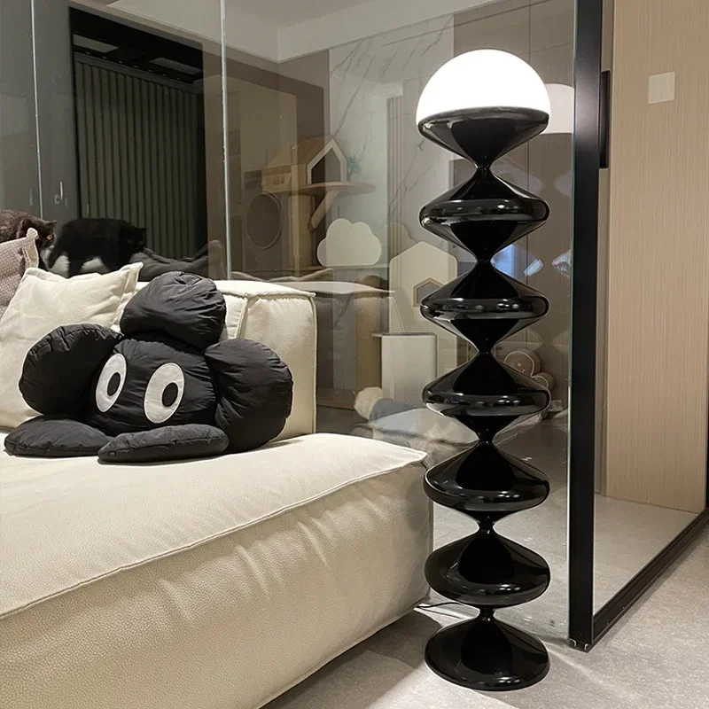 Black/white Candy Floor Lamps Home Decoration Living Room Sofa Tv Side Lighting Fixtures Bedroom
