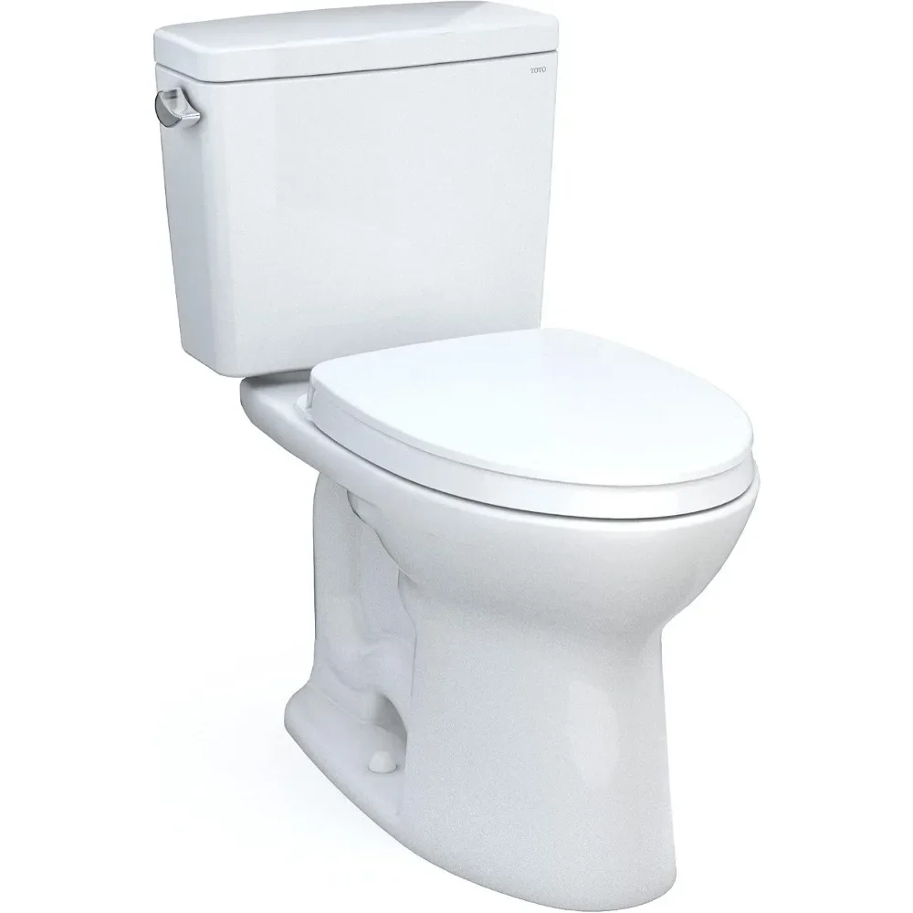 

Drake 2-Piece Toilet: 1.6 GPF Tornado Flush, SoftClose Seat, WASHLET+ Ready, Cotton White