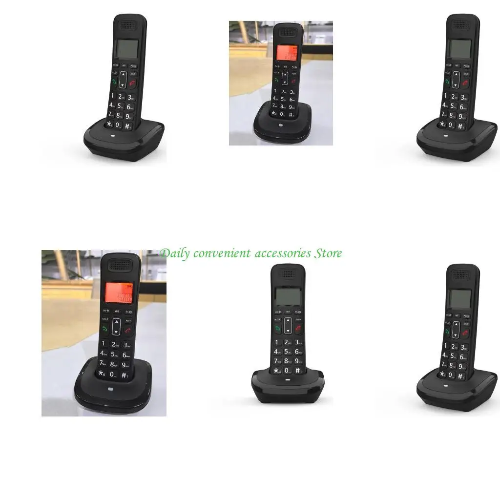 97QB Portable Digital Telephone with Wireless Capability for Business Use and Home Communication Needs