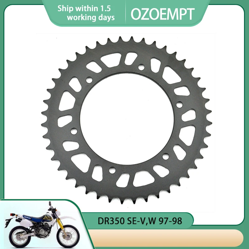 

OZOEMPT 520-43T Motorcycle Rear Sprocket Apply to DR350 SE-V,W 97-98