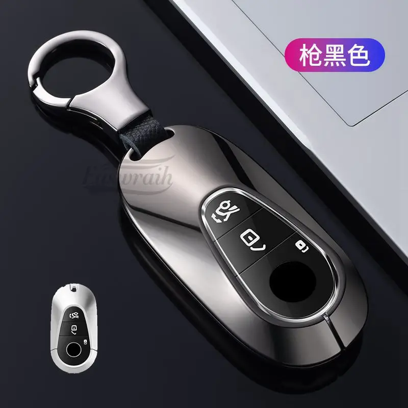 Car Accessories Zinc Alloy TPU Key Case For Mercedes Benz C /S Class W223 W206 S350L S400L E Class W213 E300 Key Cover Holder