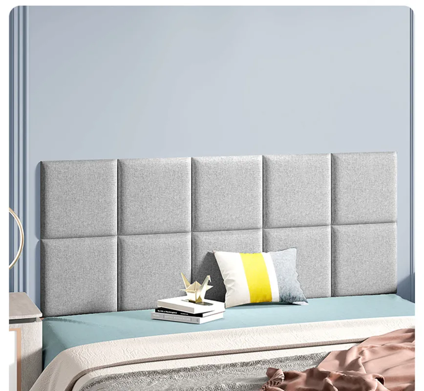 Headboard Bedroom Decor Soft Pack Bed Headboards Anti-collision Wall Panels Tete De Lit Cabecero Cama Wall Decor Wallpaper