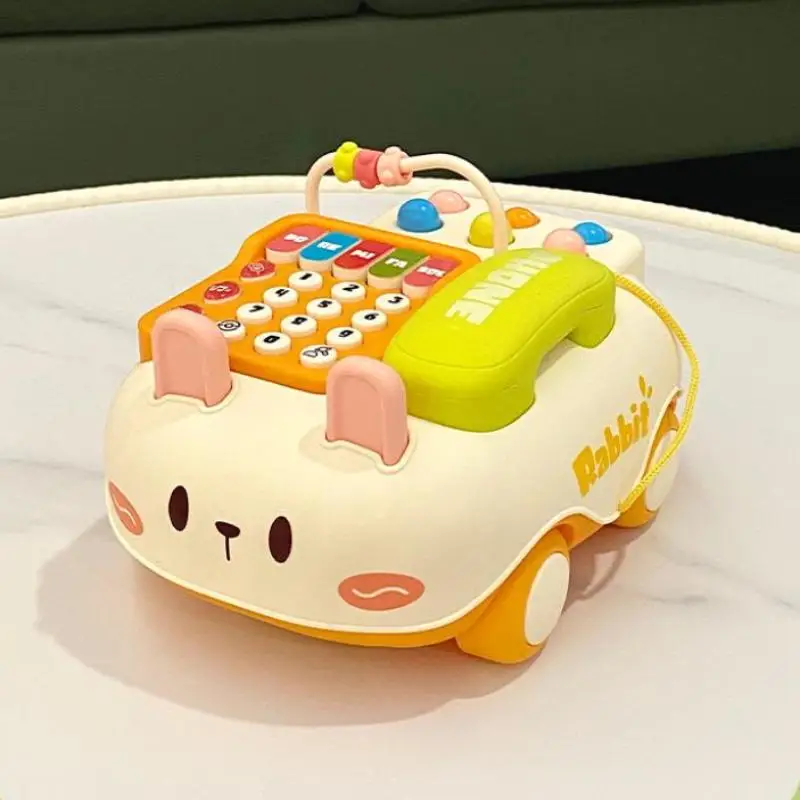 Baby English Music Telephone Toys Infant Early Learning Musical Cartoon Phones Toy Kids Education