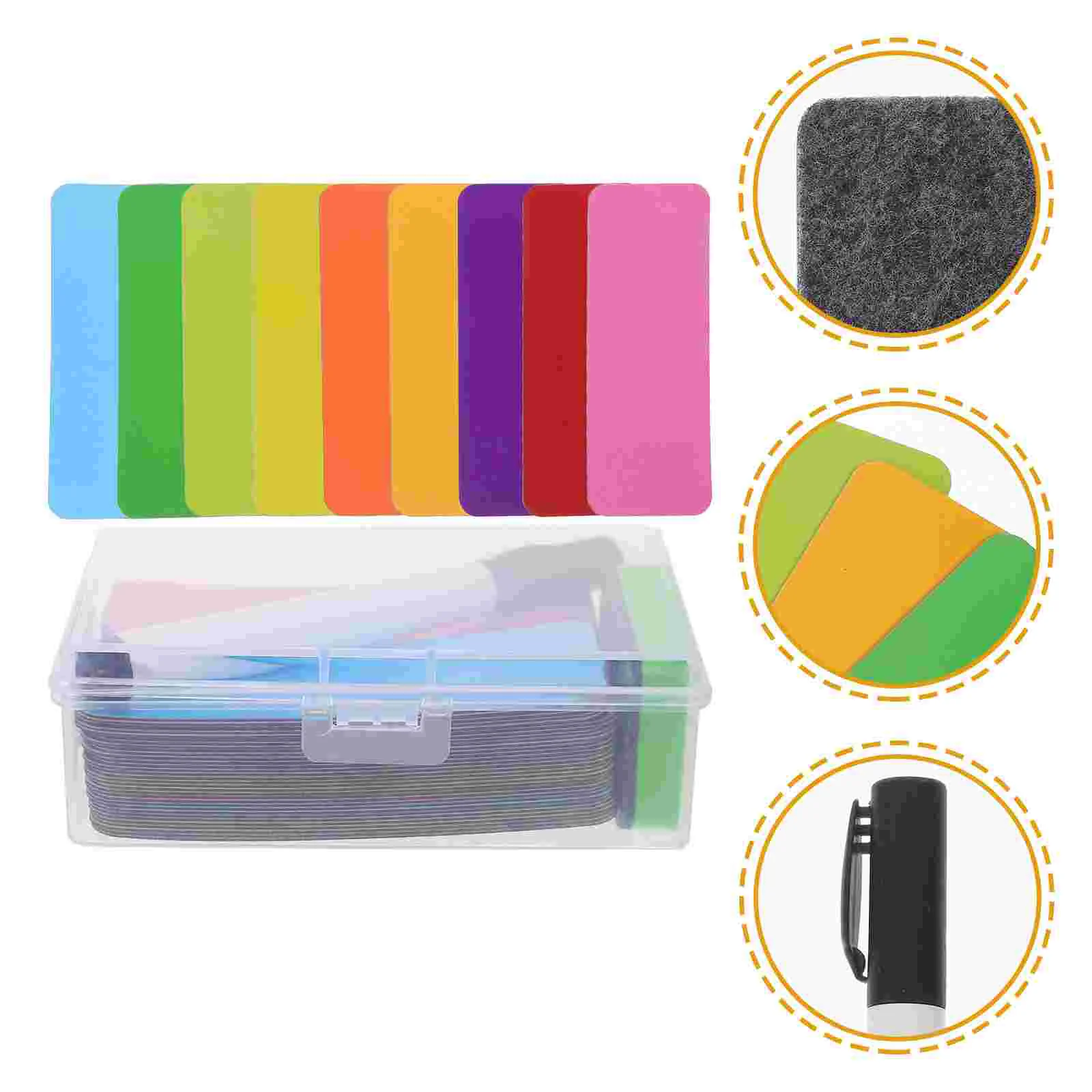 Étiquette Autocollante Magnétique Effaçable à Sec Réutilisable pour citrouille, Note Multifonction