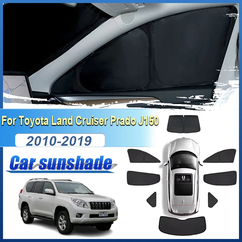 

For Toyota Land Cruiser Prado J150 LC150 2010-2019 Sunshade Anti-UV Window Front Windshield Visor Privacy Shield Car Accessories