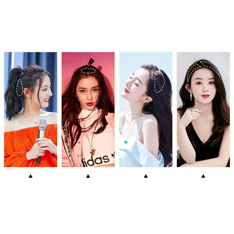 2Pcs Spons Hair Maker Styling Magic Bun Haar Base Bump Styling Insert Tool Volume Hoofddeksels