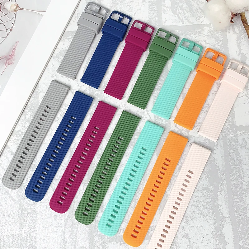 Correa Universal de goma para reloj inteligente Blancpain Omega x moonswatch, accesorio de repuesto colorido, 20 y 22mm