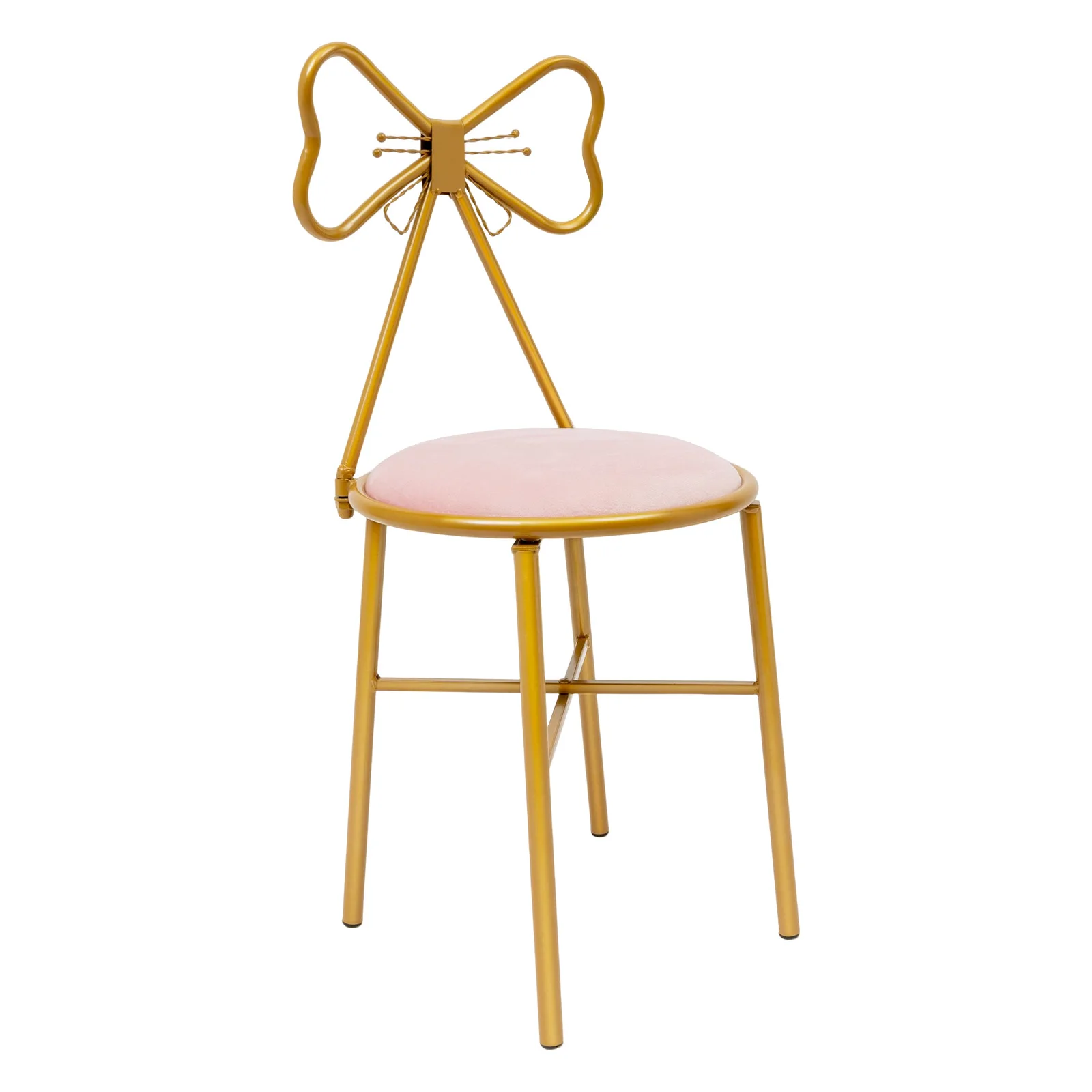 Butterfly-Shaped Vanity Chair, Dining Chair, Makeup Chair, Vanity Stool with Butterfly Backrest