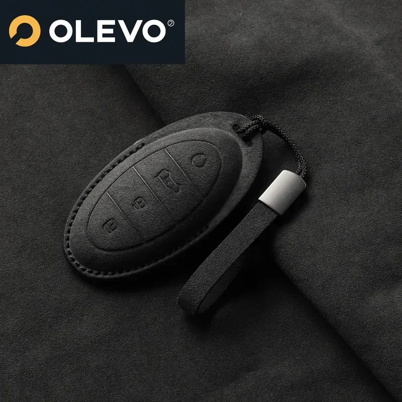 جديد للبحث عن سلسلة المفاتيح U8 U9 المستوردة من جلد الغزال شل BYD 2023 ديلوكس كامل قذيفة أوراكل العظام النقوش غطاء حافظة مفاتيح السيارة