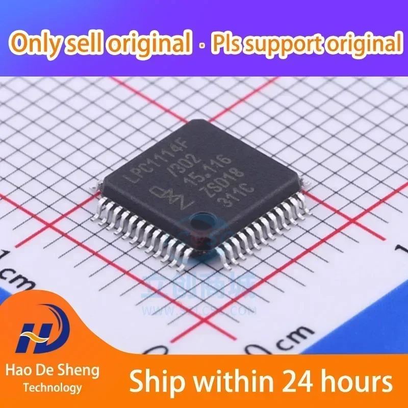 10PCS/LOT LPC1114FBD48/302 LPC1114FBD48 LQFP-48 logo LPC1114F/302 New Original in Stock