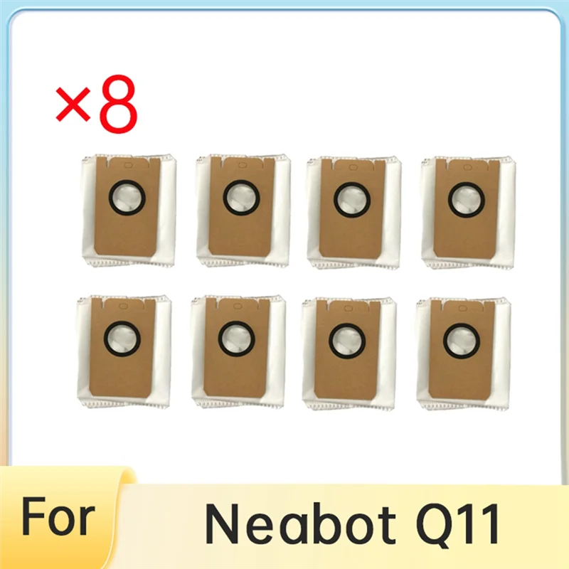Sacchetto per la polvere da 8 pezzi per accessori per spazzatrici Neabot Q11 Efficienza di pulizia migliorata