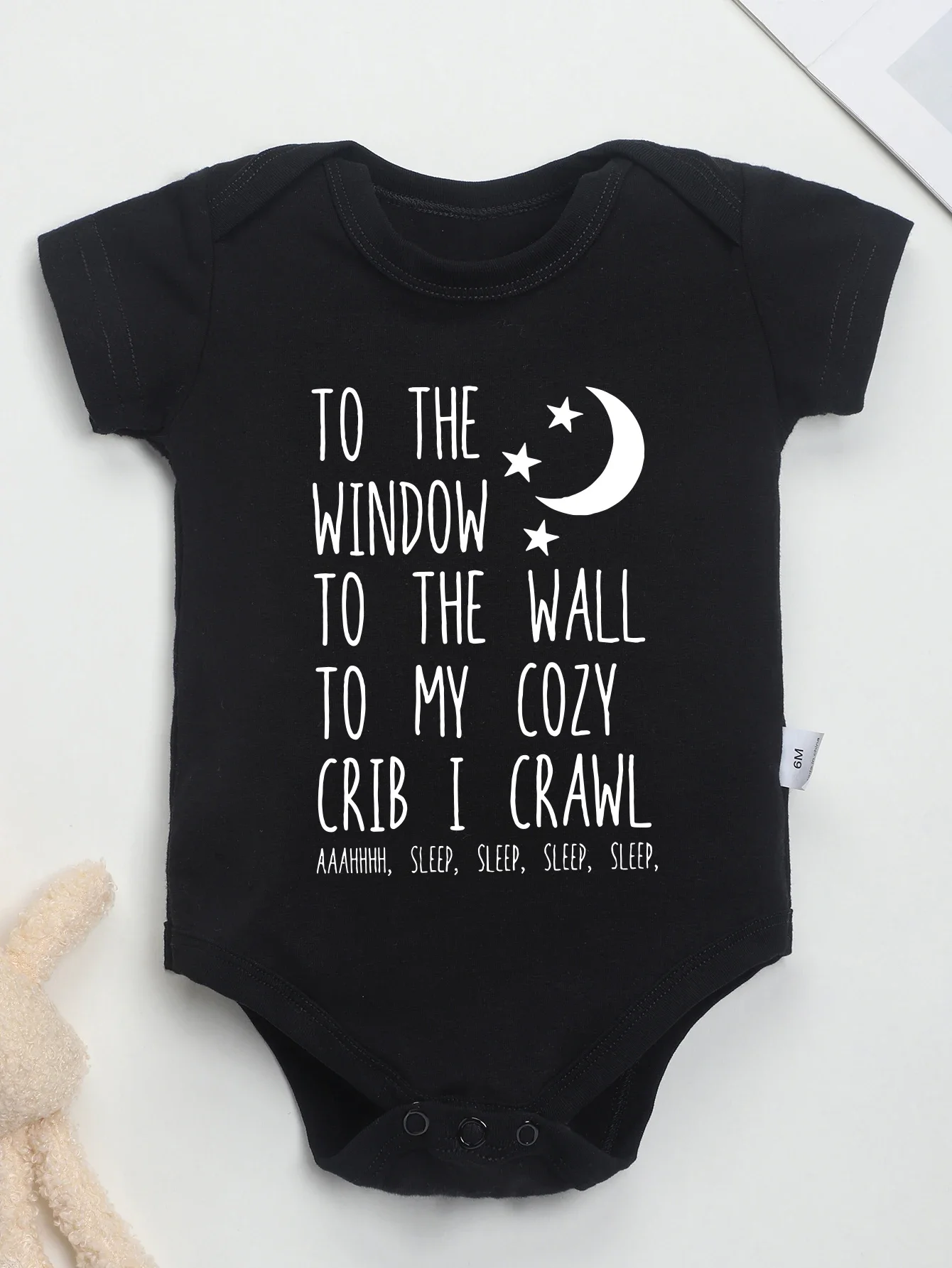 

Fashion Aesthetic Newborn Clothes Baby Boy and Girl Onesie Pure Cotton Cozy Home Infant Outfits Pajamas Skin-friendly Cheap