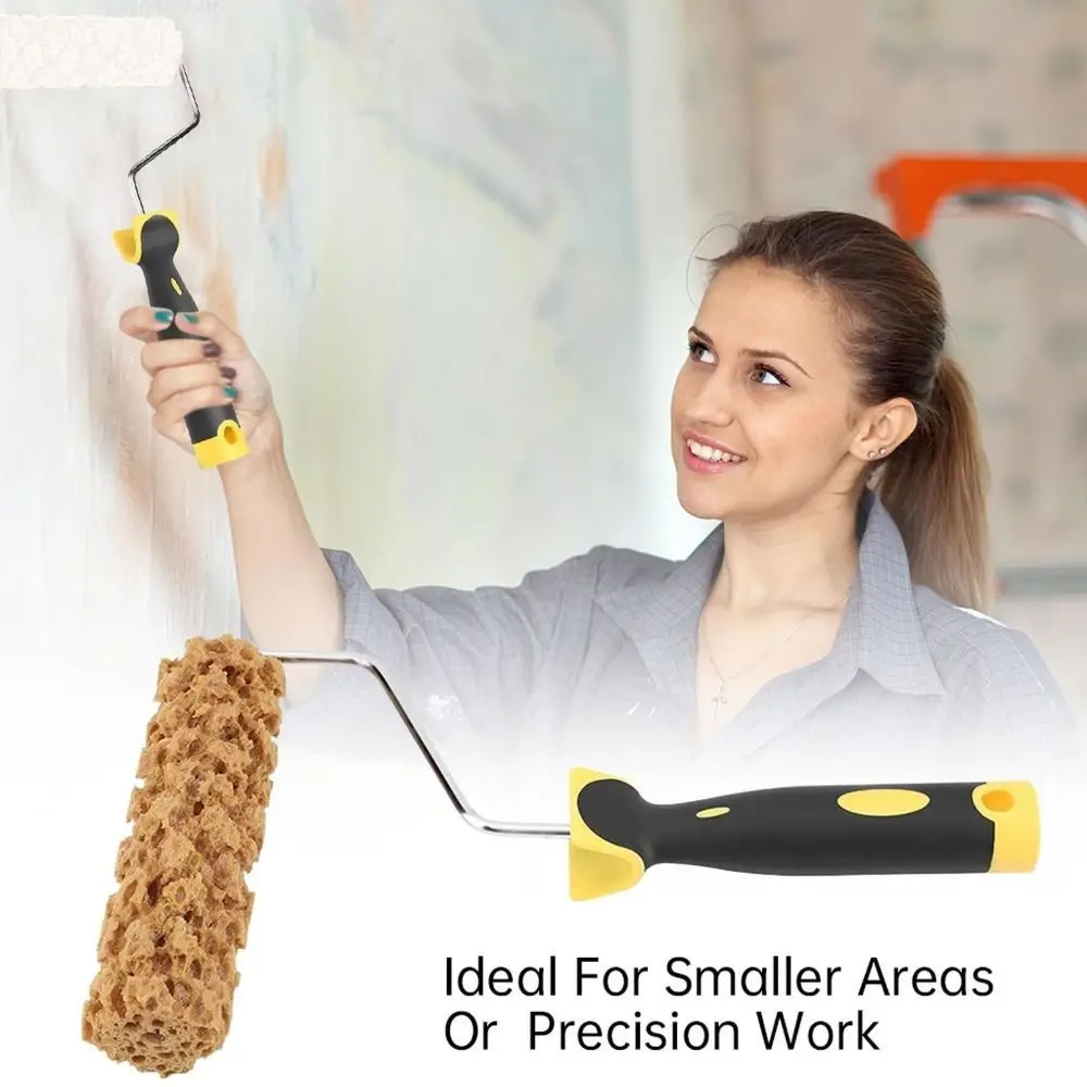 With Handle Texture Pattern Paint Roller Texture Tool Pattern Tool Seaweed Sponge Roller Brush M 80 M 60