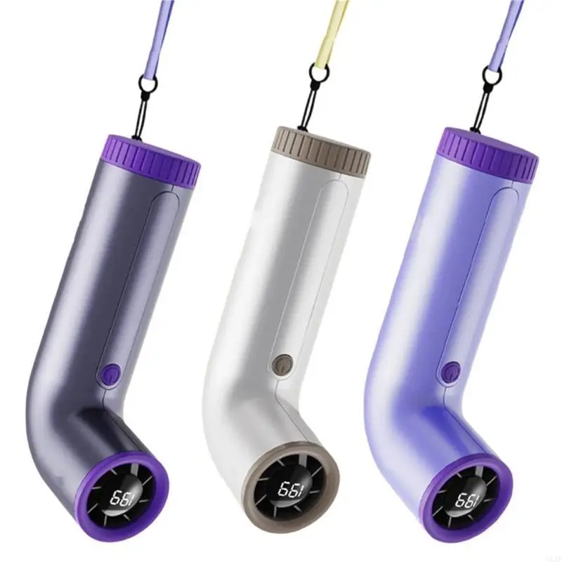 U1JE Регулируемая скорость Turbos Desk Fan 4000mah Power Display сгибаемый охлаждающий вентилятор