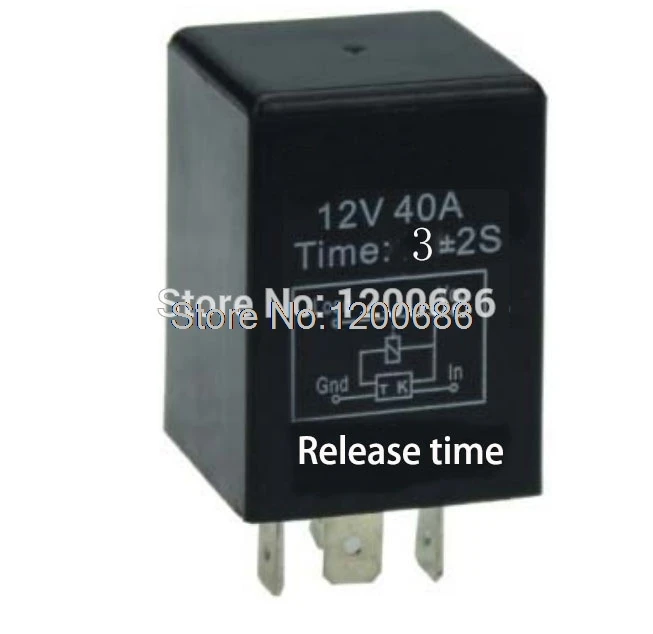 

Normally Working ON YS020 FN 5S 10S delay turn off after switch turn off 30A Automotive 12V Time Delay Relay 5S 10S 1MIN 5MIN