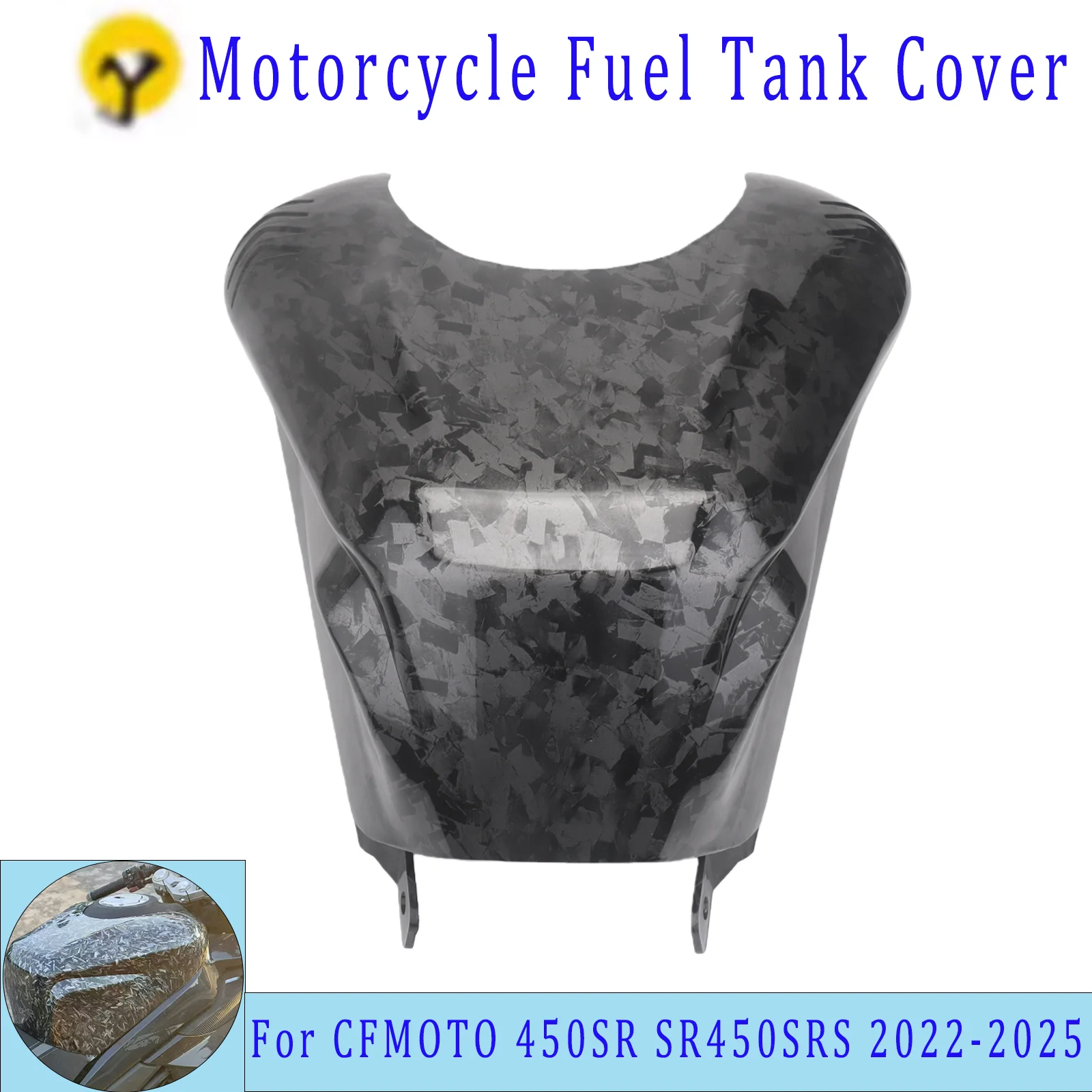 Motorcycle Accessories: Fuel Tank Protector Decorative Cover For CFMOTO 450SR 450 SR SRS 2022 2023 2024 2025 Models Fairing Kit