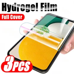 3Pcs Hydrogel Film For Samsung Galaxy A03 Core A13 A23 A33 A53 A73 Screen Protector For Samsung A04 A14 A24 A34 A54 Not Glass