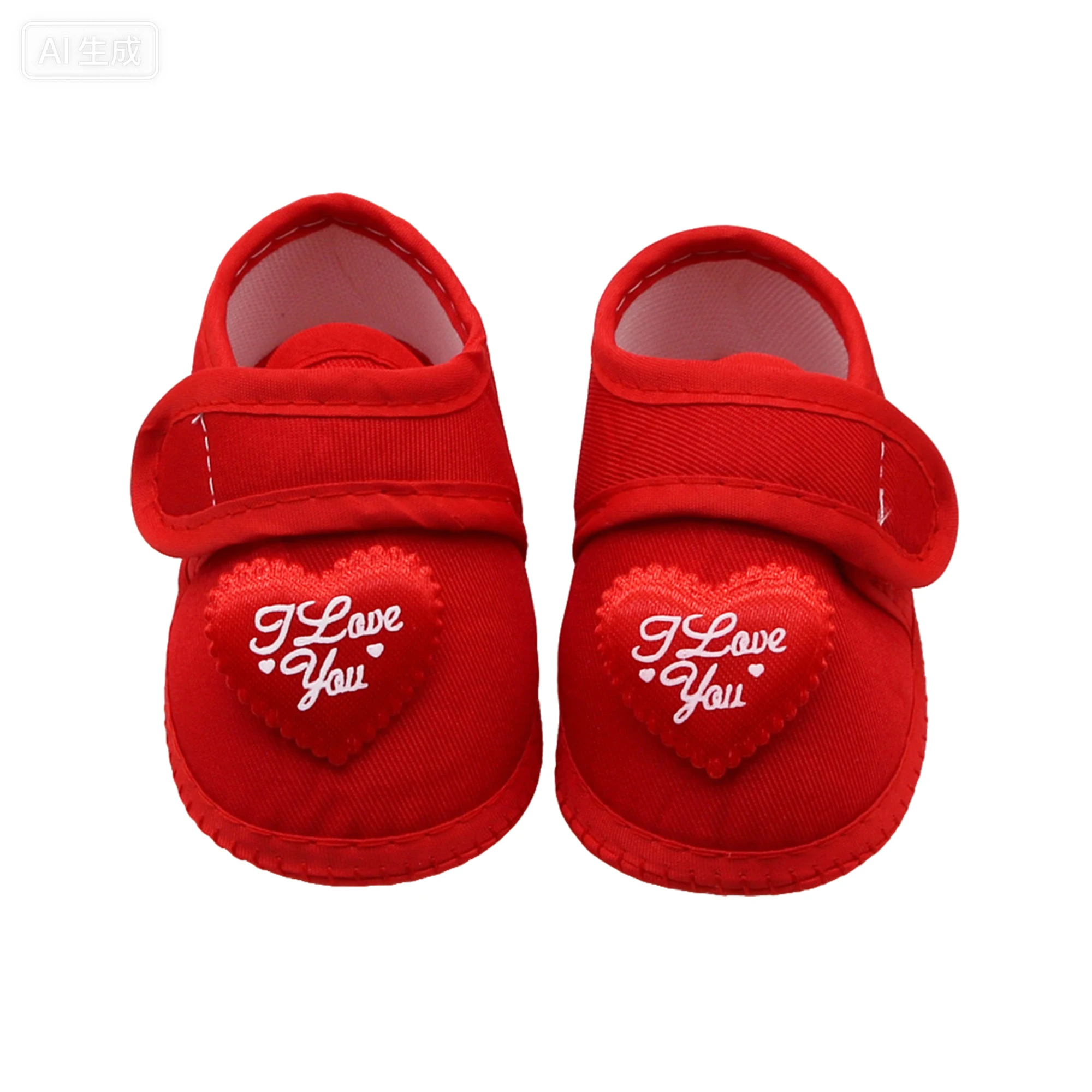 

Baby Girls Heart Walking Shoes Fashionable Cute Comfortable Non Slip Infant Flats Shoes