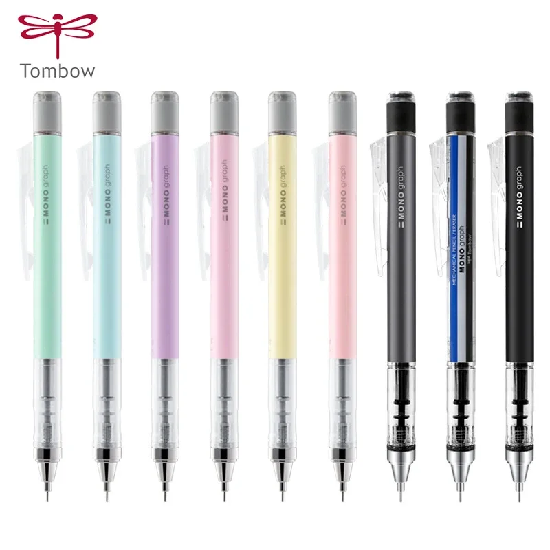 

1 шт. механический карандаш Tombow Mono Shake 0,5/0,3 мм с низким центром тяжести, карандаш для рисования, живопись, студенческие аксессуары
