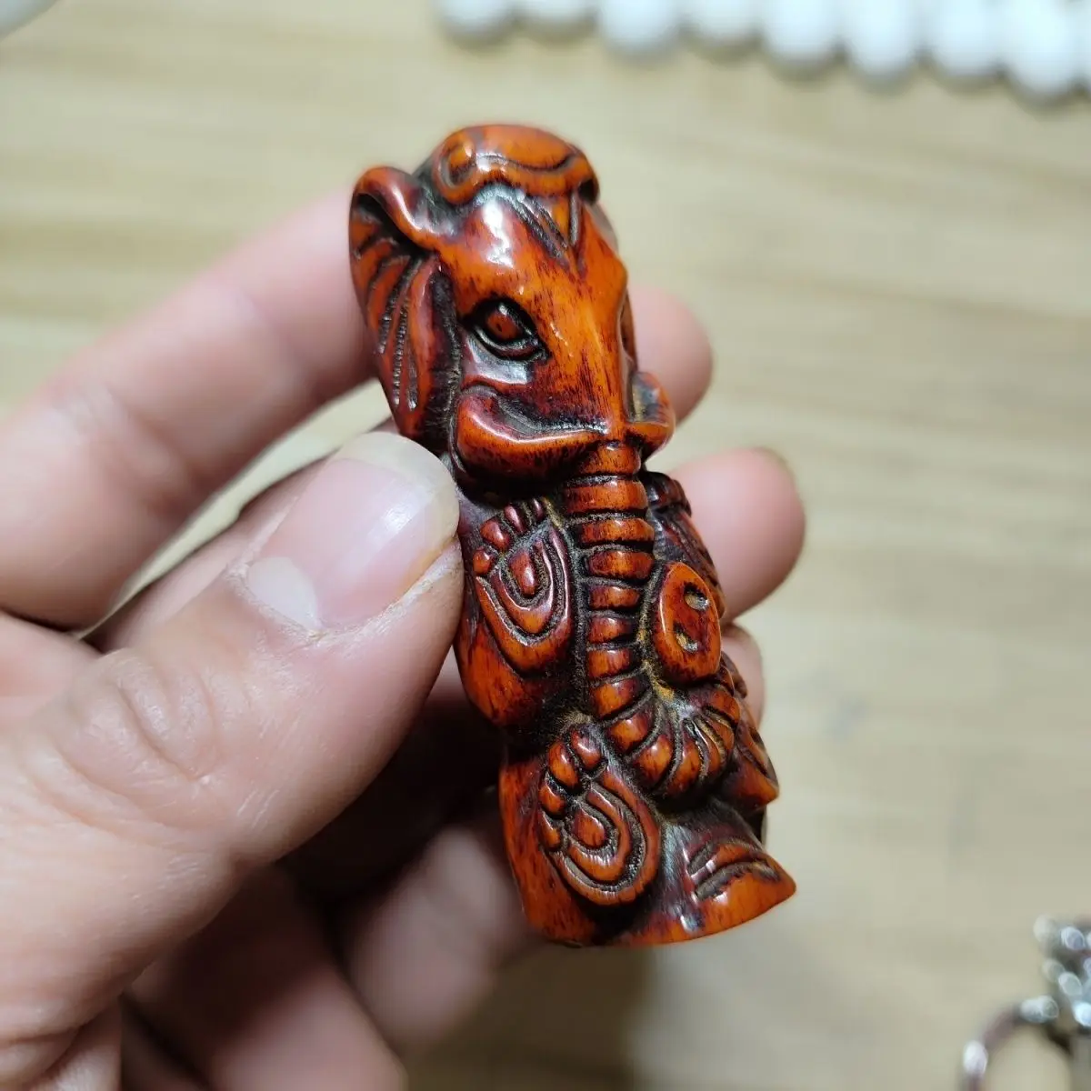 Elephant God Lord Ganesha Statue Figurine Desktop Ornaments Home Decoration Crafts Tea Pet Decor