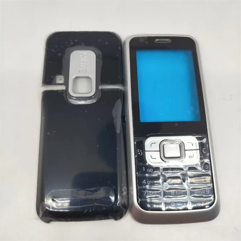 For Nokia 6120 6120C Phone Housing Cover Case+Keypad+battery Back Cover Replacement Parts