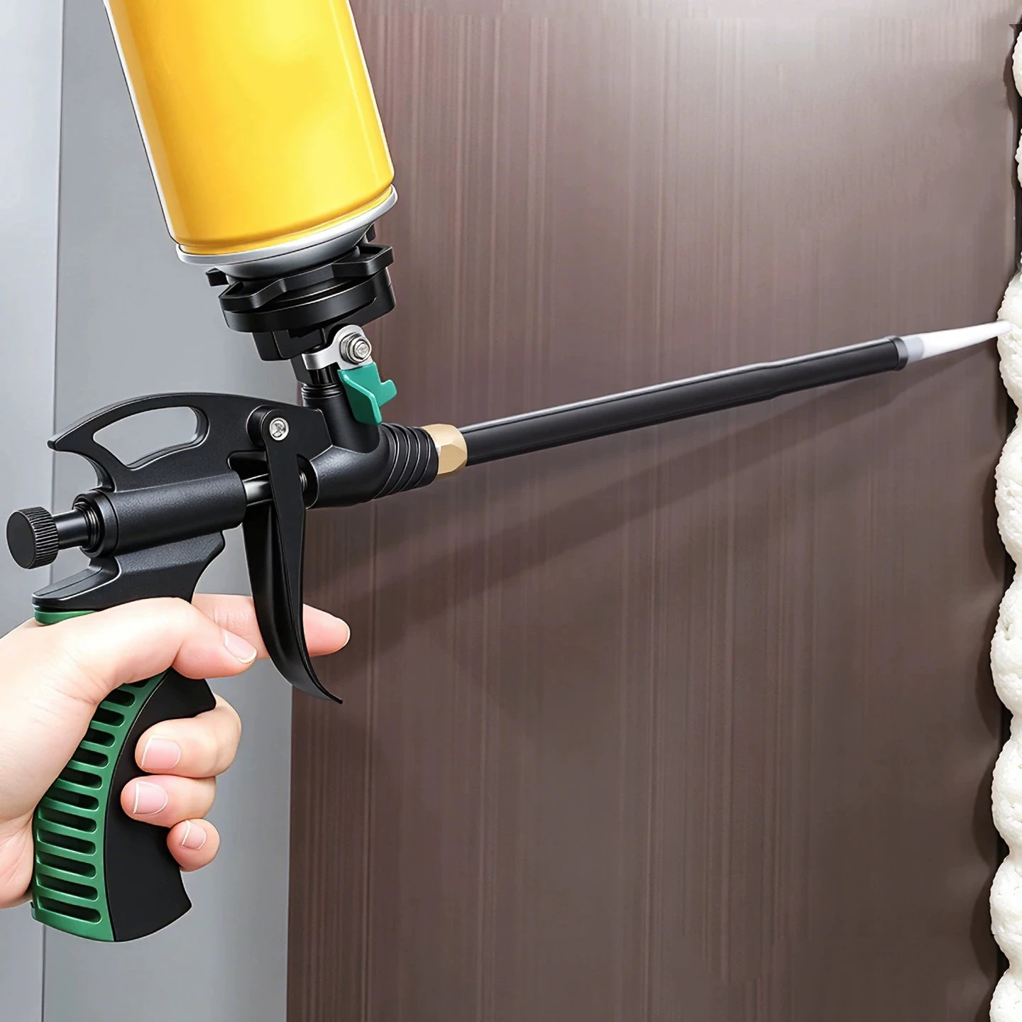 Expanding Foam Gun Professional Foaming Caulking Gun Spray Application Applicator for Filling Sealing House Office Renovation
