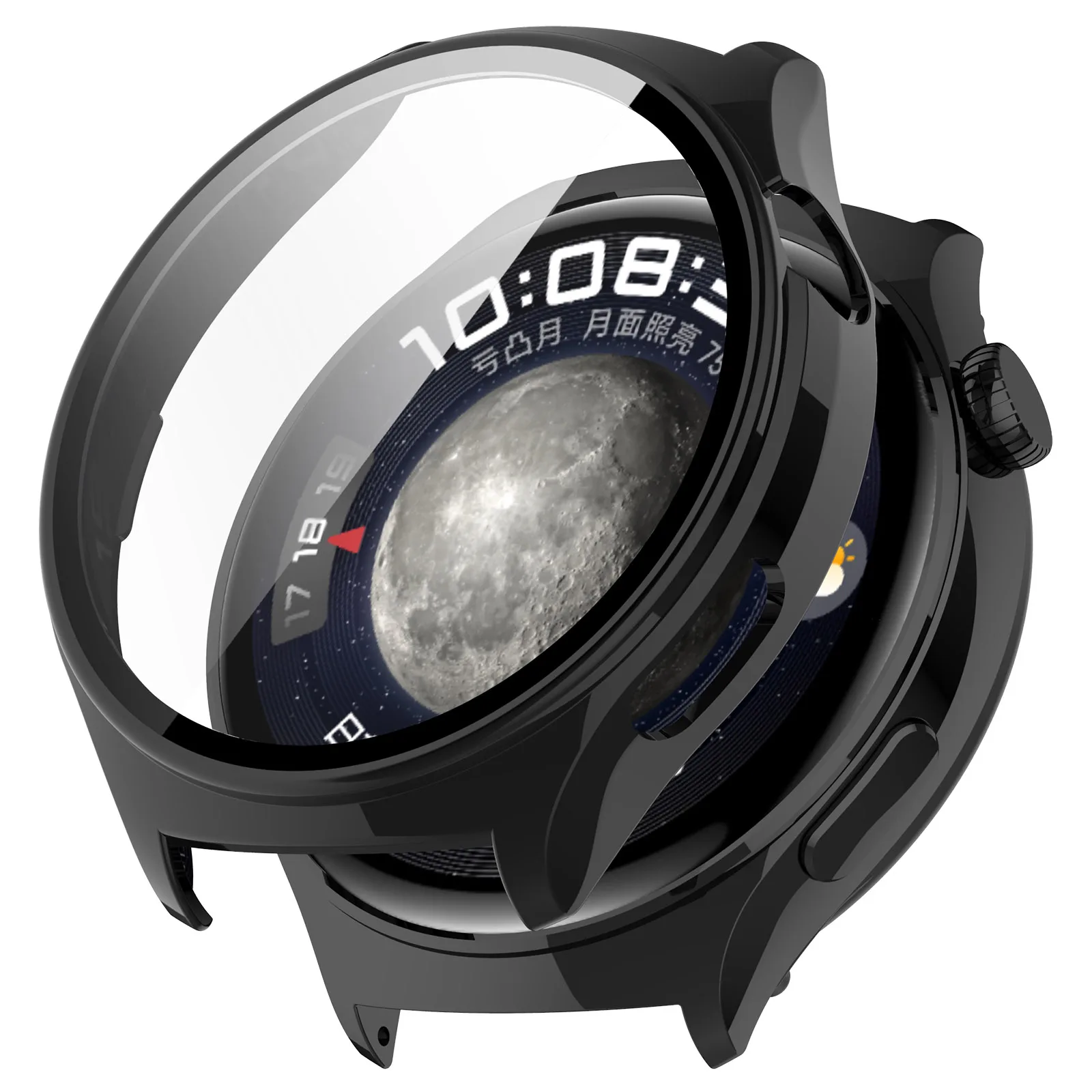 PC Protective Cover+Glass For Huawei Watch 4 Full Screen Protector Case Film For Huawei Watch 4 Watch Protection Case