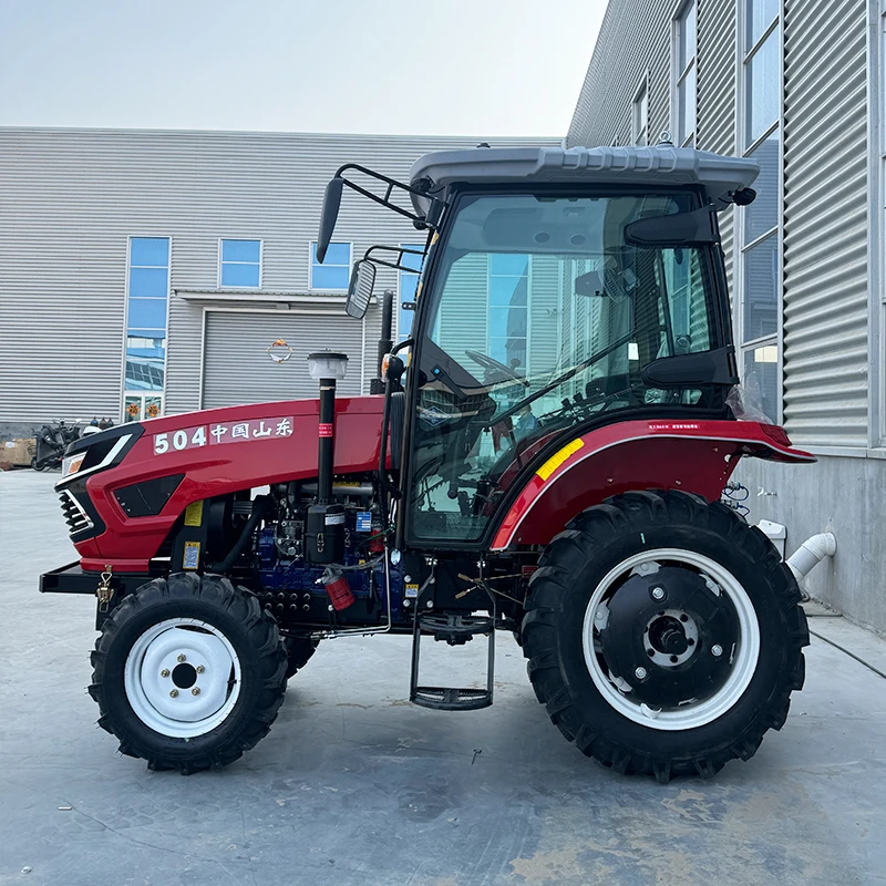 50HP 60HP 4 Wheel Drive Orchard Tractor Diesel Farm Tractor with Hydraulic Steering CE Certified