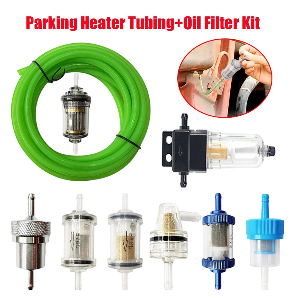 

3.5m diesel heater fuel pipe+fuel filter set, suitable for parking heaters - compatible with Webasto Eberbacher, trucks, vans,