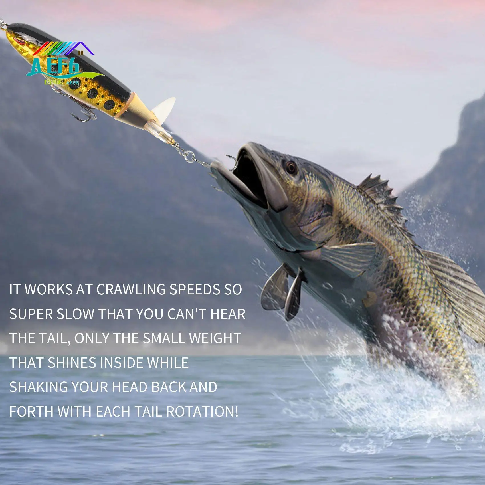 

AEF6-6 шт. с коробкой Whopper Plopper 100 мм 13 г плавающая рыболовная приманка-поппер искусственная жесткая приманка воблер вращающийся хвост рыболовная приманка Tac