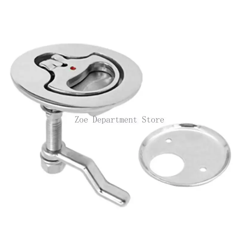 

Защелка для двери лодки из нержавеющей стали, регулируемая напольная защелка-ручка с задней пластиной для морских яхт