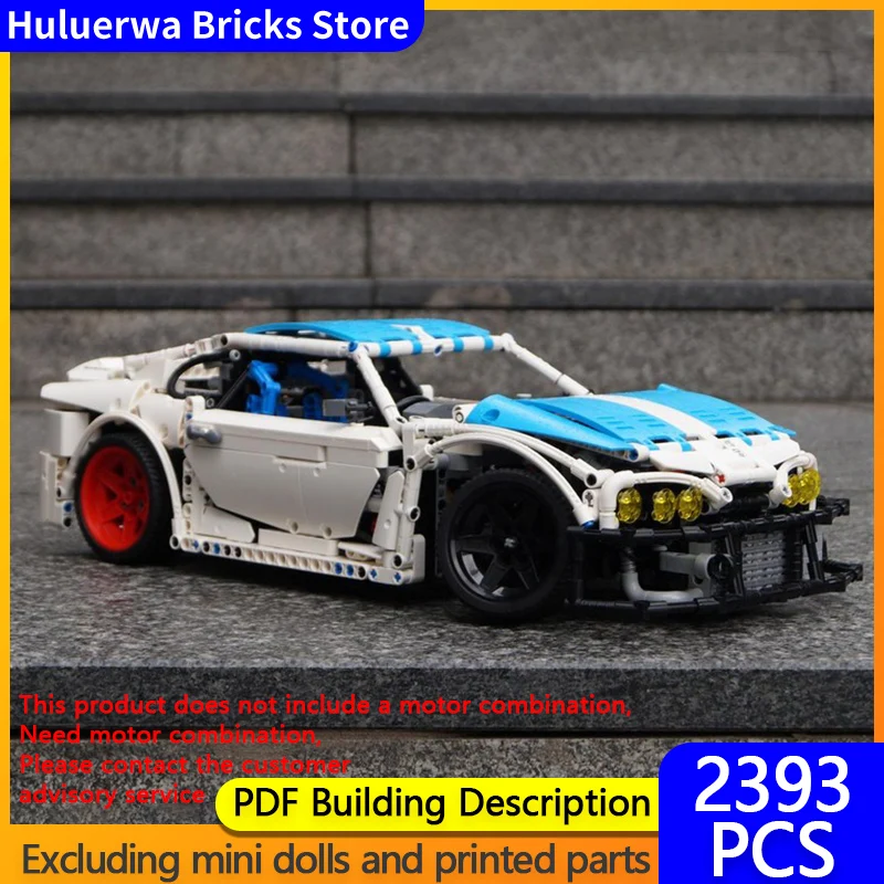 

Speed Racing Car Model MOC Building Bricks Supra A80 Hypercar Modular Technology Gifts Holiday Assemble Children Toys Suit
