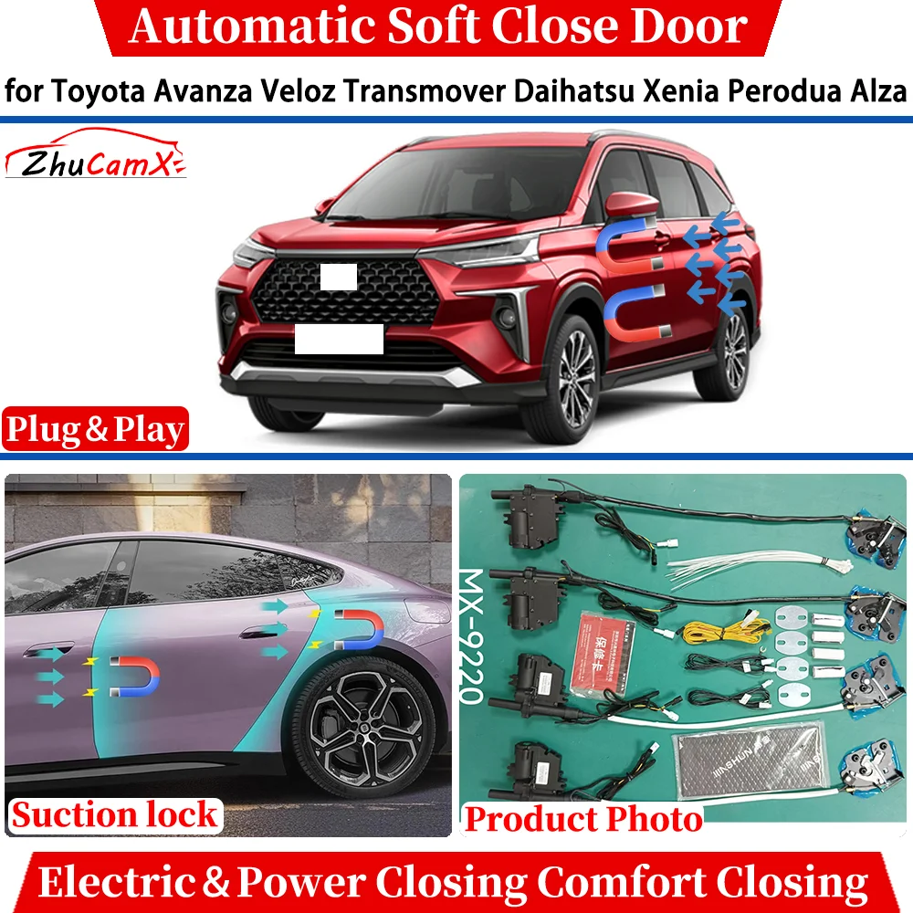 

for Toyota Avanza Veloz Transmover Daihatsu Xenia Perodua Alza Car Automatic Soft Close Door Electric Power Closing Suction lock