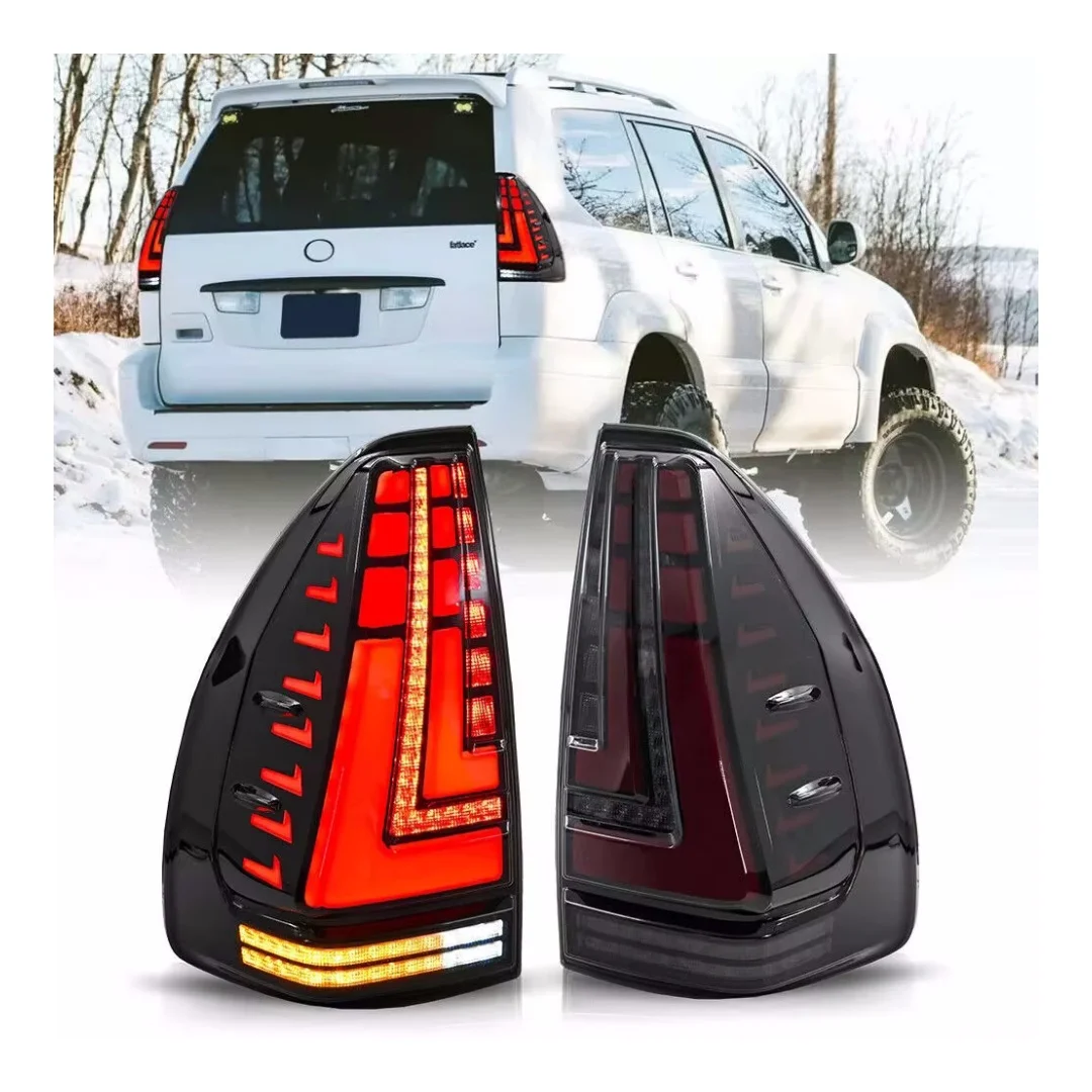 

LED Tail Light for Lexus GX470 2002-2009 Sequence Turn Signal Rear Lamp Dynamic Rear Lights