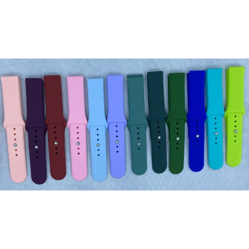 20 มม.Huami Amazfit ซิลิโคนสําหรับ Huami GTS2 GTS 2e GTS4 mini GTS3 GTS2e Neo GTS 2 3 4 นุ่มนาฬิกา