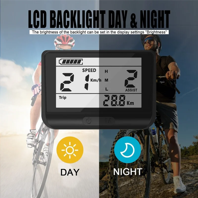 

ABUE-E-Bike ЖК-дисплей 760S для протокола UART 5-контактный гнездовой разъем для BAFANG BBS01B BBS 02B BBSHD двигатель среднего привода