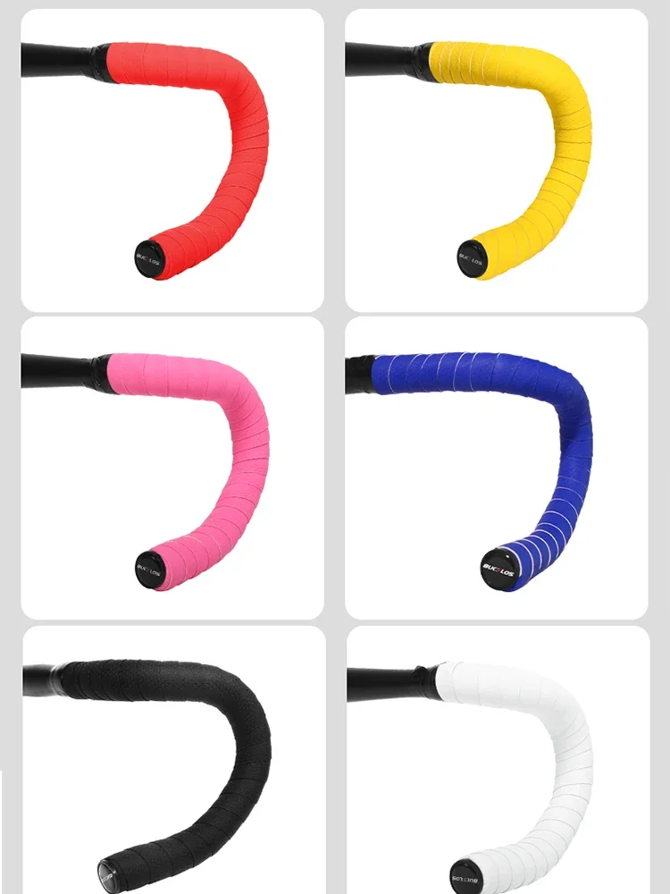 AliExpress BUCKLOS Road Bike Handlebar Tapes PU+EVA Anti-Slip Bicycle Handlebar Tape Sweat Absorption Bar Wraps Soft Bike Accessories