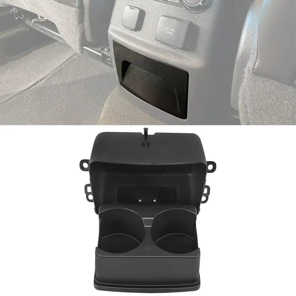 

Black Rear Center Console Cup Holder For Ford Explorer 2011–2019, Direct Fit Replacement Part GB5Z-7813562-BA