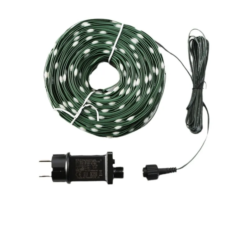 جديد الطاقة الشمسية LED الجلود الحبل مصباح 24 فولت الجهد المنخفض في الهواء الطلق شريط إضاءة مقاوم للماء جو سلسلة أضواء الزخرفية #5