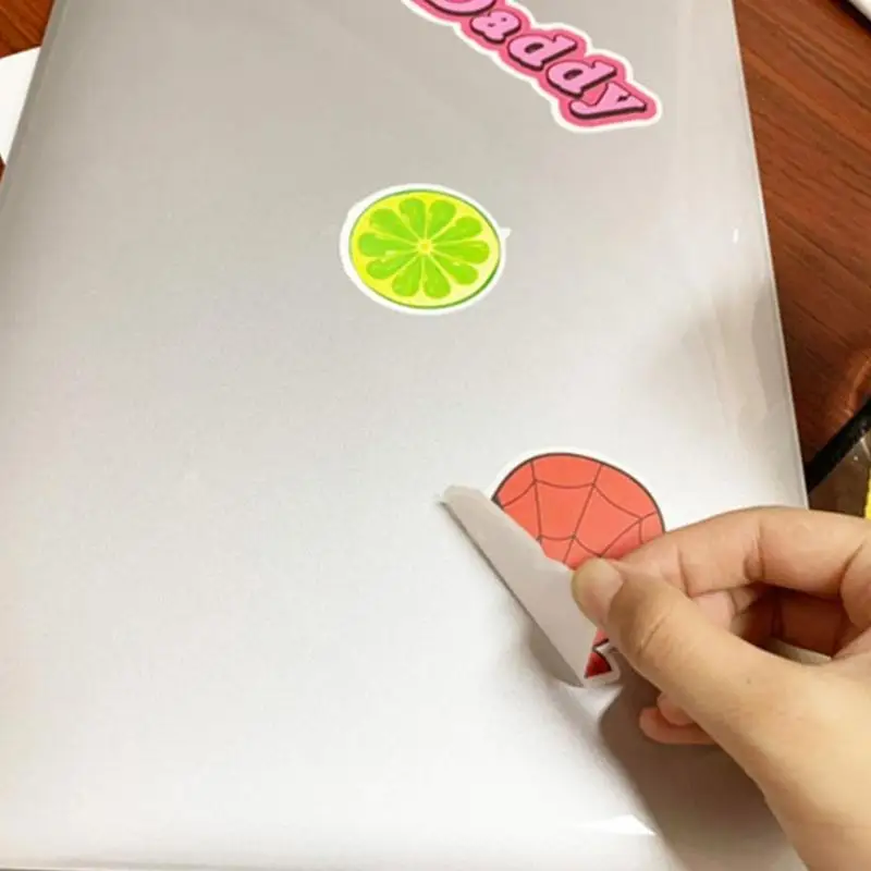 J78A 8 Pack Halloweens Cartoon Stickers For Tablet Decoration PVC Waterproof Removable Decoration