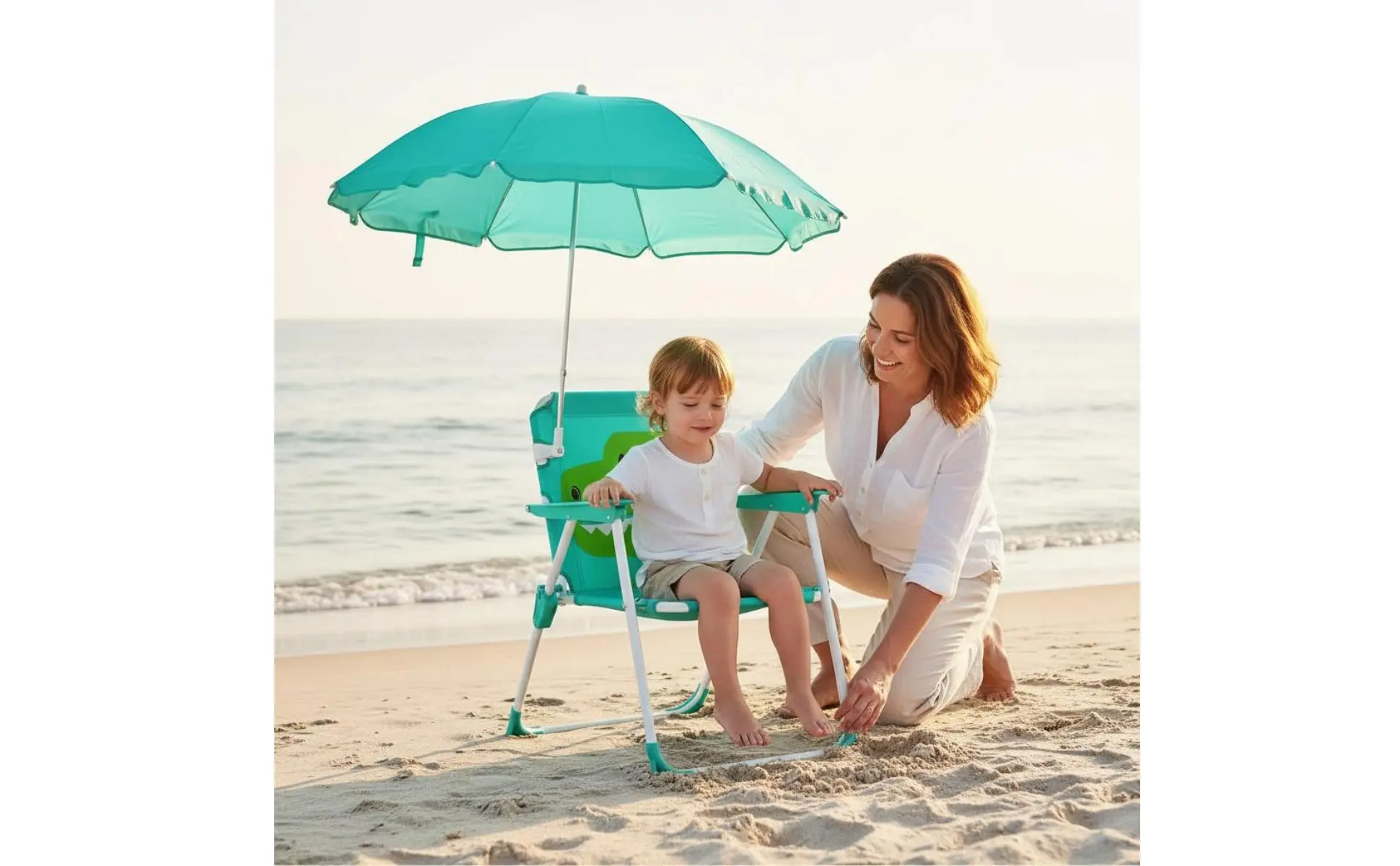 Kids Beach Chair with Umbrella Lightweight Children's Folding Chair with Sunshade for Infants, Outdoor Kids Beach Chair with Umbrella Lightweight Children's Folding Chair with Sunshade for Infants, Outdoor